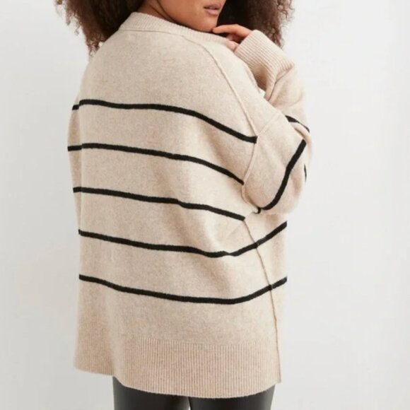 American Eagle Aerie Unreal Sweater Striped XXS - Picture 2 of 5
